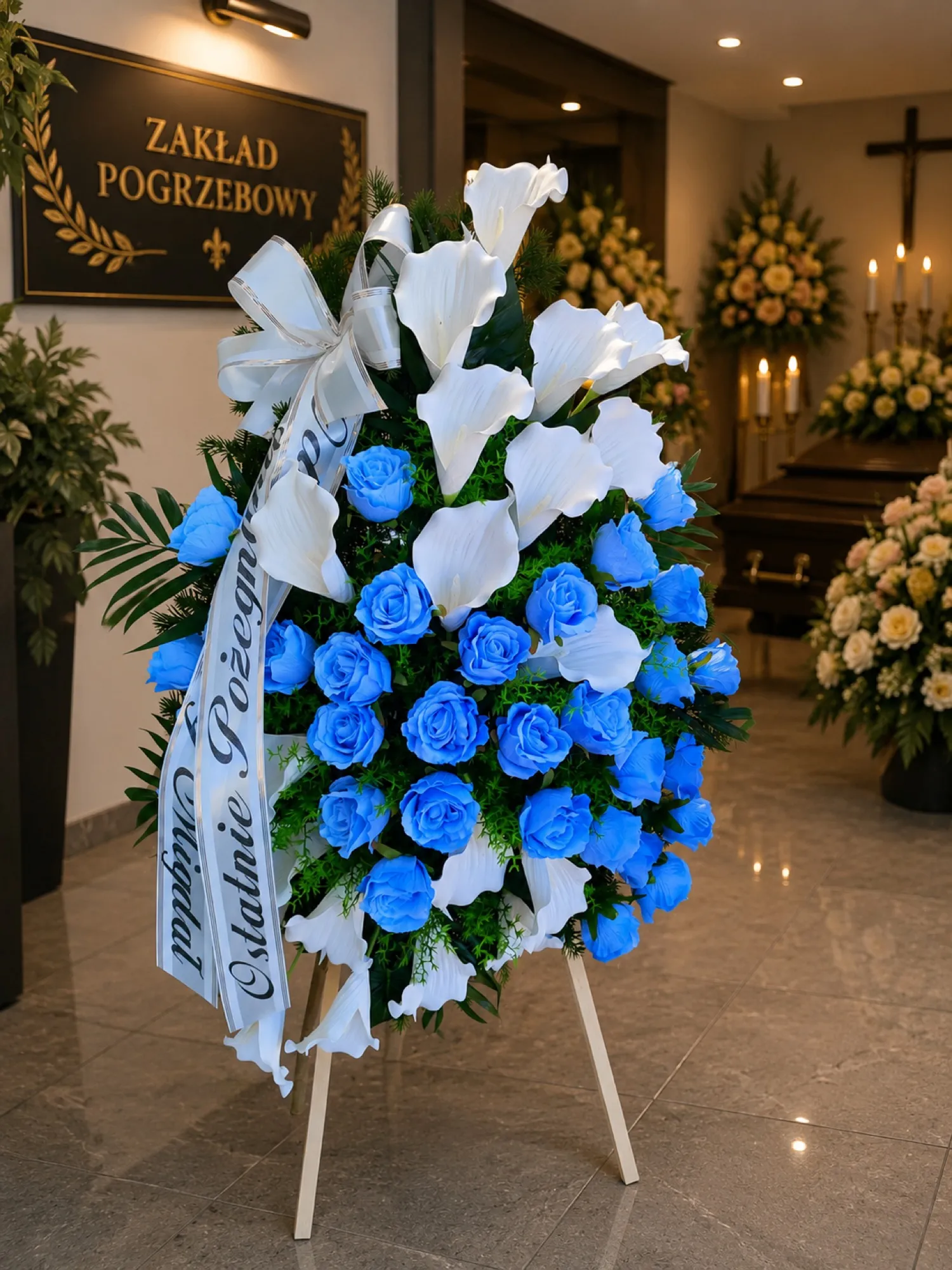 Wieńce i wiązanki kondolencyjne — zdjęcie 5