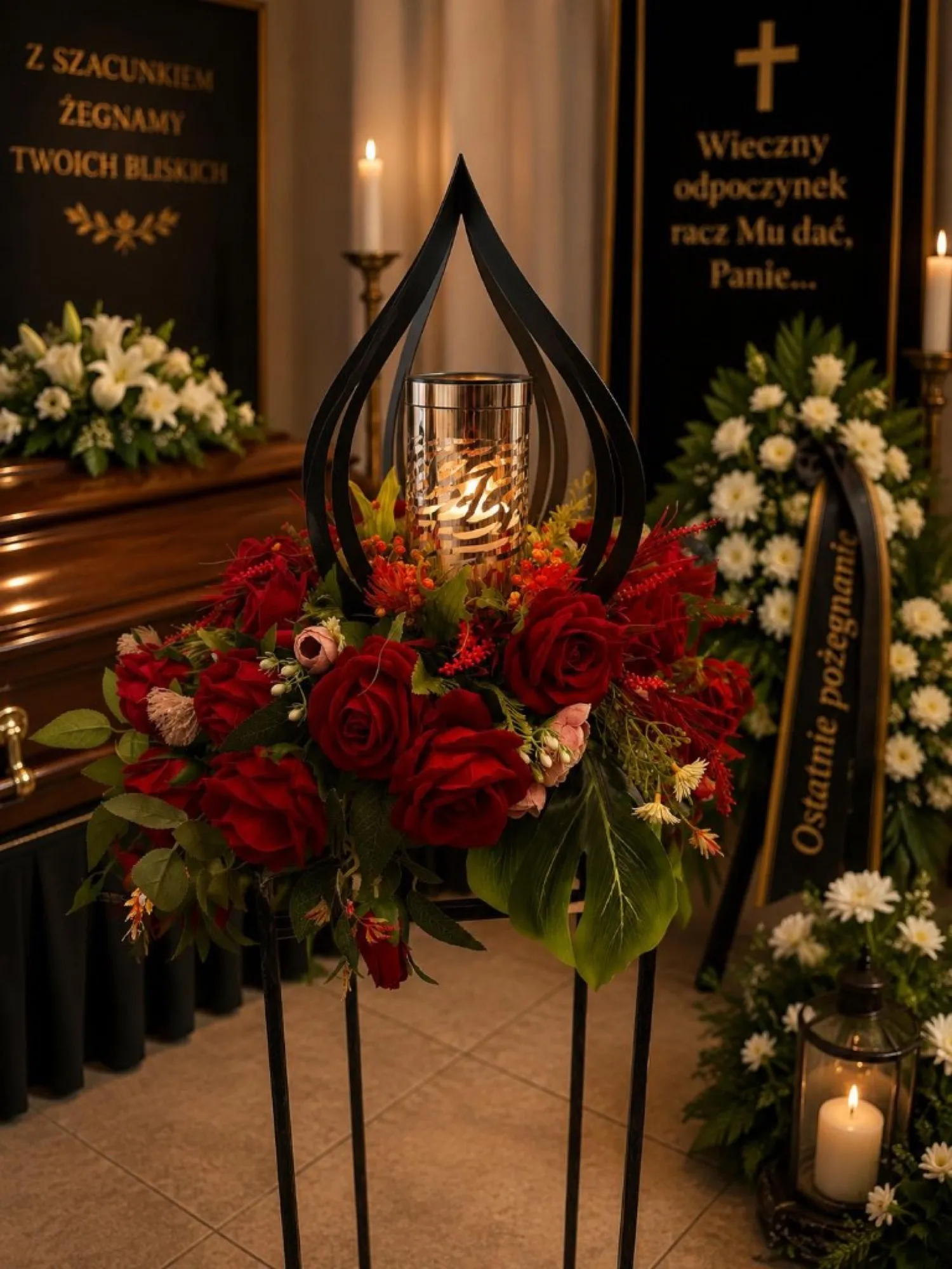 Wieńce i wiązanki kondolencyjne — zdjęcie 15